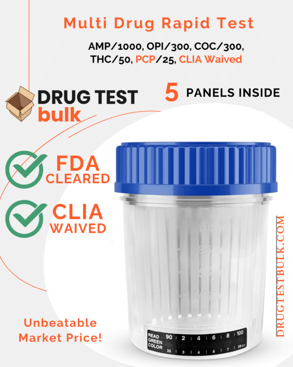 5-panel Dot test cup