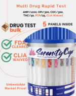 5-panel drug test cup