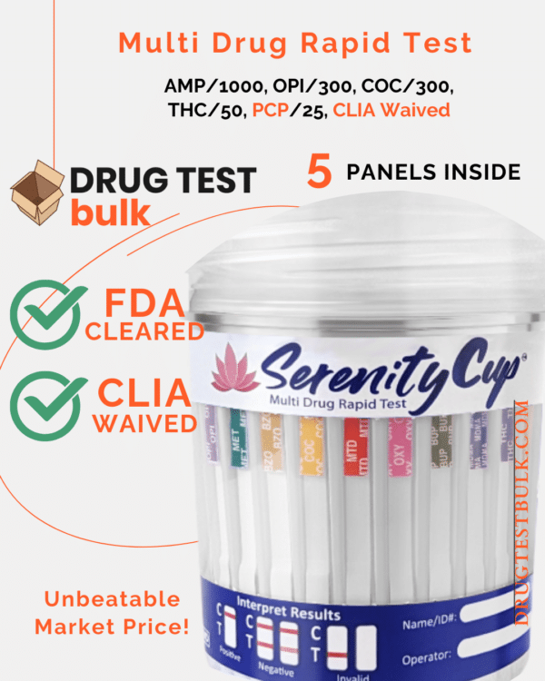 5-panel drug test cups